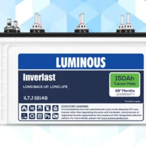 LUMINOUS LITJ18148 Tubular Inverter Battery (150Ah)