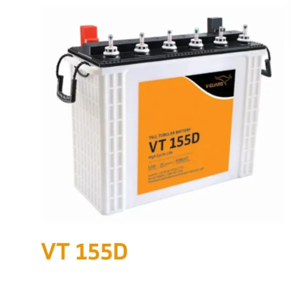 V-Guard VT155D 152AH Tubular Inverter Battery ( Multicolour )