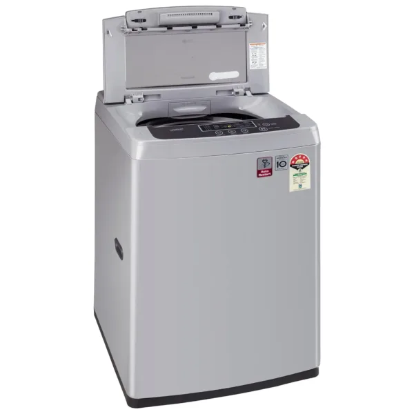 LG 6.5 Kg 5 Star Inverter Turbodrum Fully Automatic Top Loading Washing Machine (T65SKSF4Z, 3 Smart Motion, Tub Clean, Middle Free Silver) - Image 6