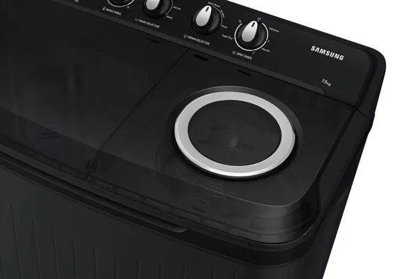 Samsung 7.5 Kg 5 Star Semi Automatic Top Load Washing Machine (WT75B3200GD/TL,DARK GRAY) - Image 7