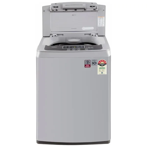 LG 6.5 Kg 5 Star Inverter Turbodrum Fully Automatic Top Loading Washing Machine (T65SKSF4Z, 3 Smart Motion, Tub Clean, Middle Free Silver) - Image 7