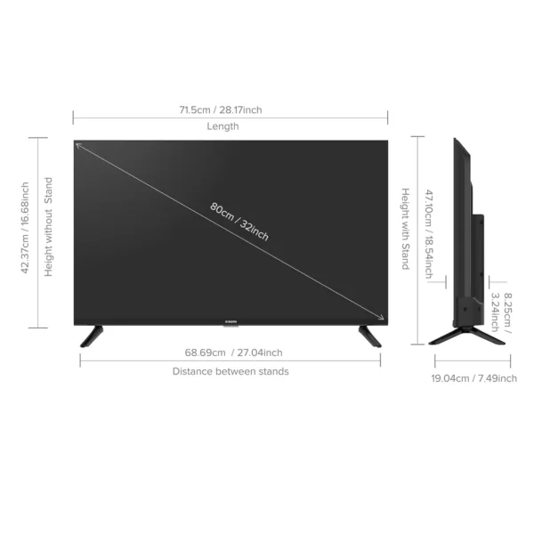 MI 80 cm (32 inches) A Series HD Ready Smart Google TV L32M8-5AIN (Black) - Image 11