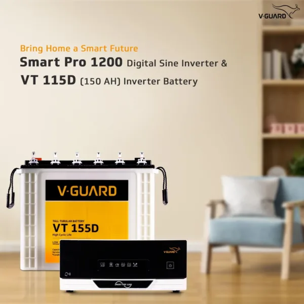 V-Guard VT155D 152AH Tubular Inverter Battery ( Multicolour ) - Image 5