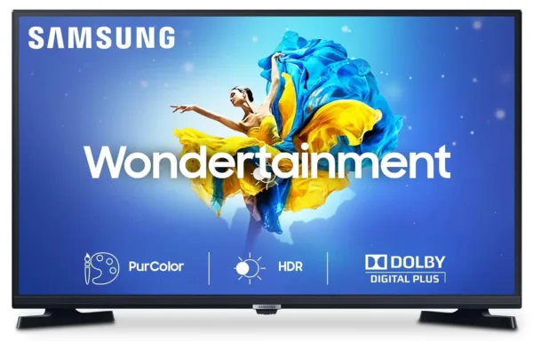 Samsung 80 cm (32 Inches) Wondertainment Series HD Ready LED Smart TV UA32T4340BKXXL (Glossy Black)