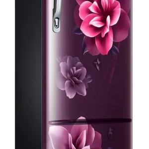 Samsung 180L 3 Star Digital Inverter Direct-Cool Single Door Refrigerator (RR20C2723CR/NL,Camellia Purple) 2023 Model