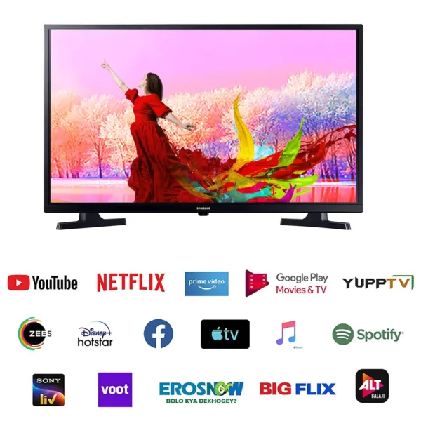 Samsung 80 cm (32 Inches) Wondertainment Series HD Ready LED Smart TV UA32T4340BKXXL (Glossy Black) - Image 12