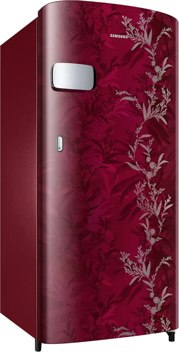 Samsung 192 L 1 Star Direct Cool Single Door Refrigerator (RR19A2YCA6R/NL, Mystic Overlay Red,) - Image 7