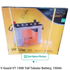 V-Guard VT150D 140AH Tall Tubular Inverter Battery ( Multicolour )