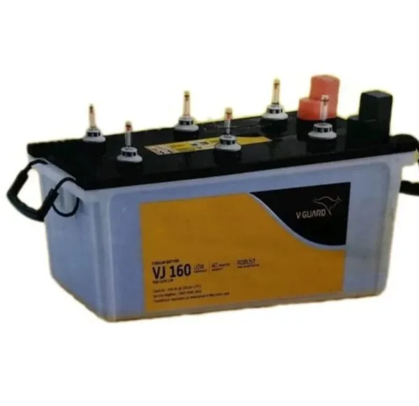 V-Guard VJ160 150AH Flat Tubular Inverter Battery ( Multicolour )