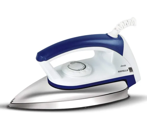 Havells Stainless Steel Insta 600-Watt Dry Irons (Royal Blue)