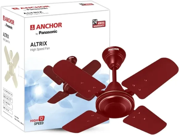 Anchor Altrix 600mm High Speed 4 Blade Fan, Suitable for Kitchen, Veranda, Balcony, Small Room