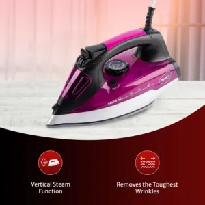 Pigeon by Stovekraft Satin Steam Iron 2400 Watts (Purple)