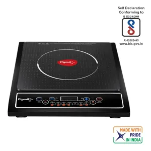 Pigeon Favourite IC 1800 watt Induction Cooktop With ( Black, Push Button)