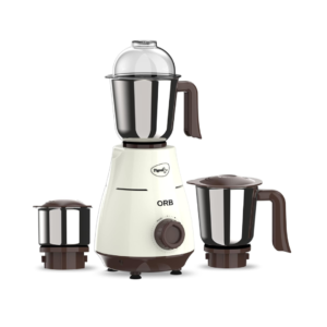 Pigeon by Stovekraft ORB Mixer Grinder 750 Watts Motor Warranty of 5 Years on Motor Over load Protection Wet & Dry Grinding with 500 ml 1000 ml and 1500 ml Jar Wet Grinding and Juicing, White