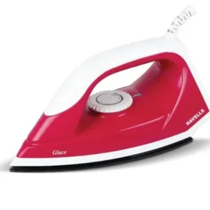 Havells Glace 750 W White & Red Dry Iron GHGDIBURO75